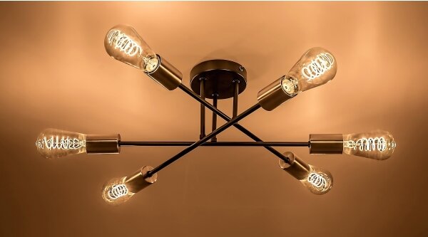 Rabalux 71026 - Prisadený luster BRANWEN 6xE27/25W/230V