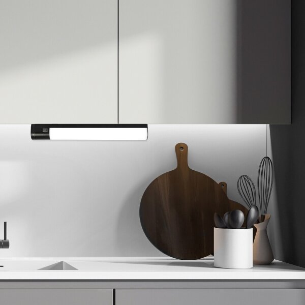 Rabalux 78029 - LED Podlinkové svietidlo so zásuvkou DUDDU LED/17W/230V čierna