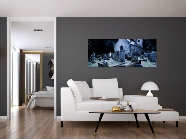 Obraz - Temná noc (120x50 cm)