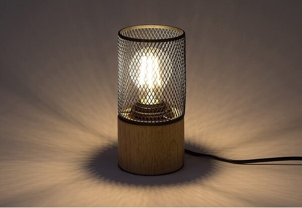 Rabalux 74040 - Stolná lampa CALLUM 1xE27/25W/230V buk