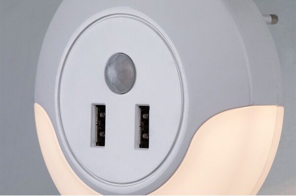 Rabalux 76012 - LED Nočné svetlo do zásuvky so senzorom DEMBO LED/13,9W/230V