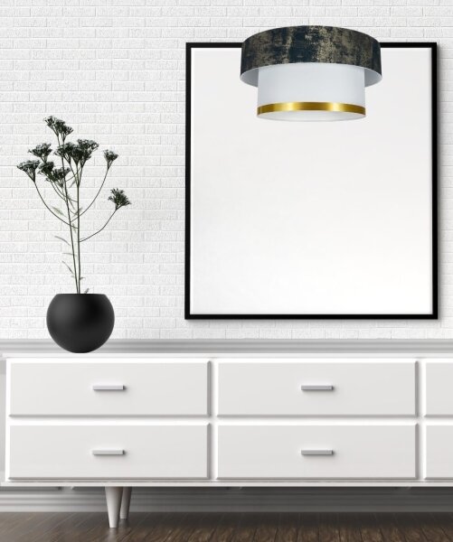 Luster na lanku RESSA 1xE27/60W/230V zelená