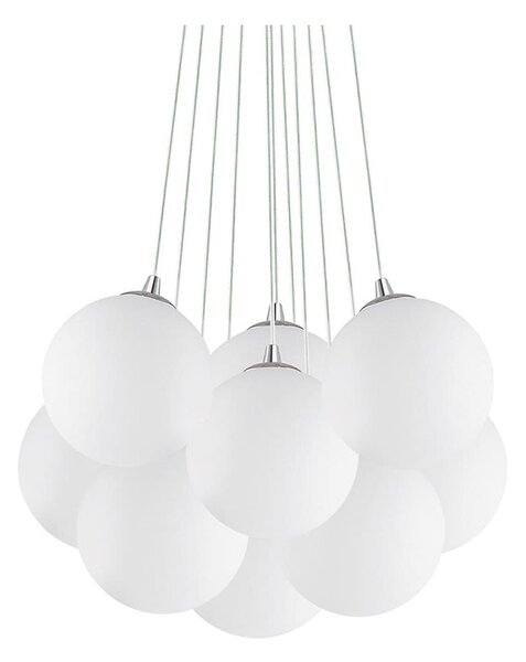 Ideal Lux - Závesný luster s lankom MAPA 11xE14/40W/230V pr. 58 cm biela