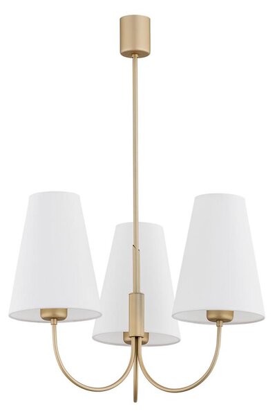 Argon 6267 - Luster na tyči SAFIANO 3xE27/15W/230V zlatá