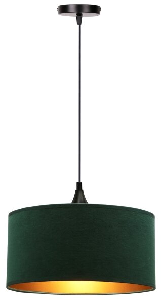 Luster na lanku MALOTO 1xE27/60W/230V zelená