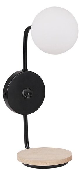Nástenná lampa PONIO 1xG9/25W/230V čierna/buk