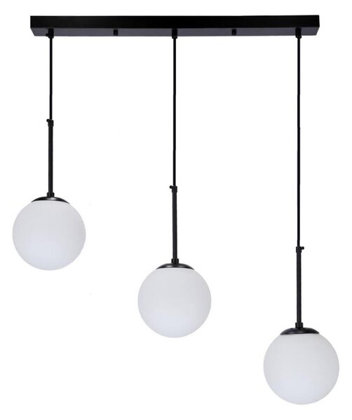 Luster na lanku POMPEI 3xE27/40W/230V čierna