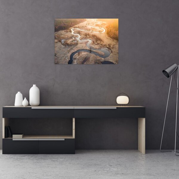 Obraz - Úsvit nad meandrami (70x50 cm)