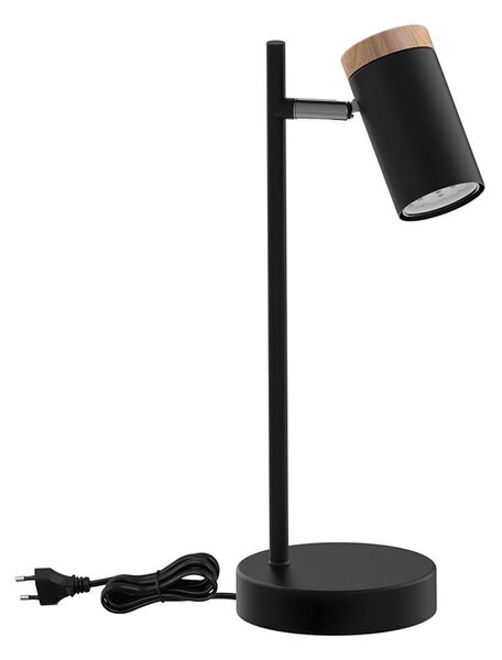 Stolná lampa LAGOS 1xGU10/15W/230V čierna/hnedá
