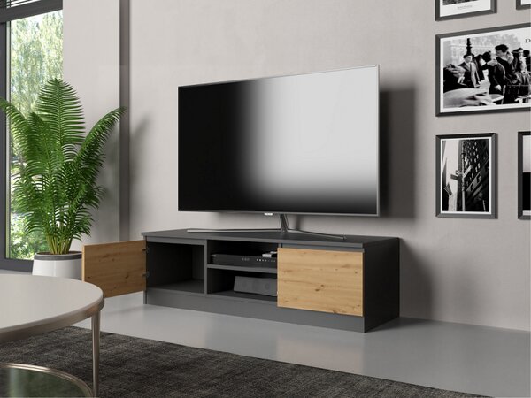 Stolík pod televíziu SABA 1 - dub artisan / antracitový