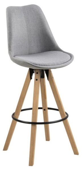 Barová stolička Agassi sivá