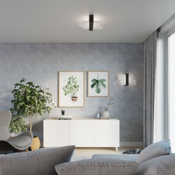 Brilagi - Stropné LED svietidlo HERA 2xE27/7,5W/230V wenge