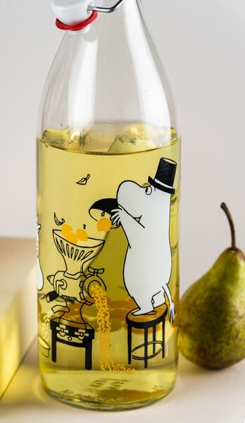 Muurla Sklenená fľaša Moomin Fruits 1l
