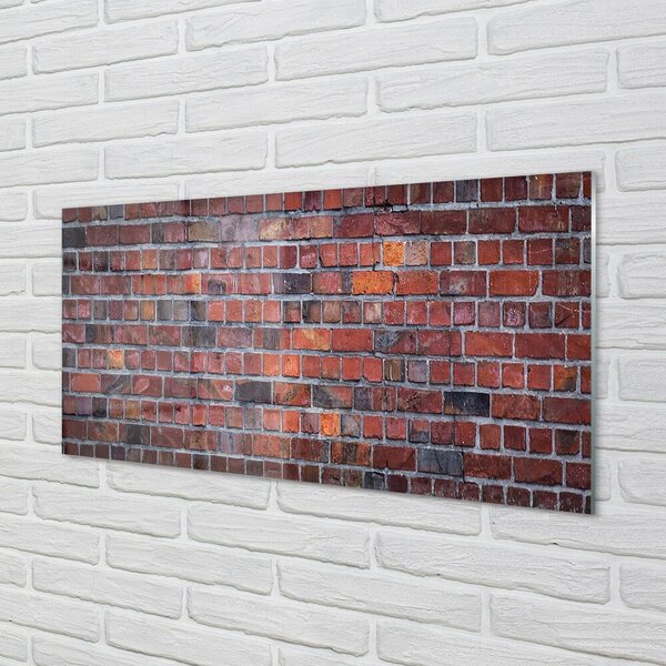 Obraz na skle Tehlové múry wall 100x50 cm 2 Prívesky