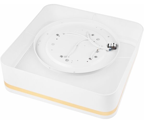 Stropné svietidlo SIRJA SQUARE 4xE27/60W/230V 45x45 cm biela