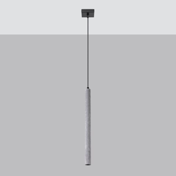 Sollux SL.1271 - Luster na lanku PASTELO 1xG9/8W/230V betón