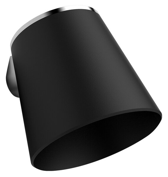 Alpi Fred - hlavová sprcha 218 mm, s LED osvetlením, komplet, čierna FDP02 CR NE