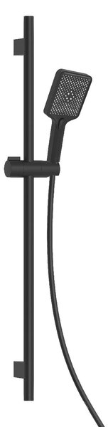 Kielle Vega - Set sprchovej hlavice, tyče a hadice, matná čierna 20418SE4