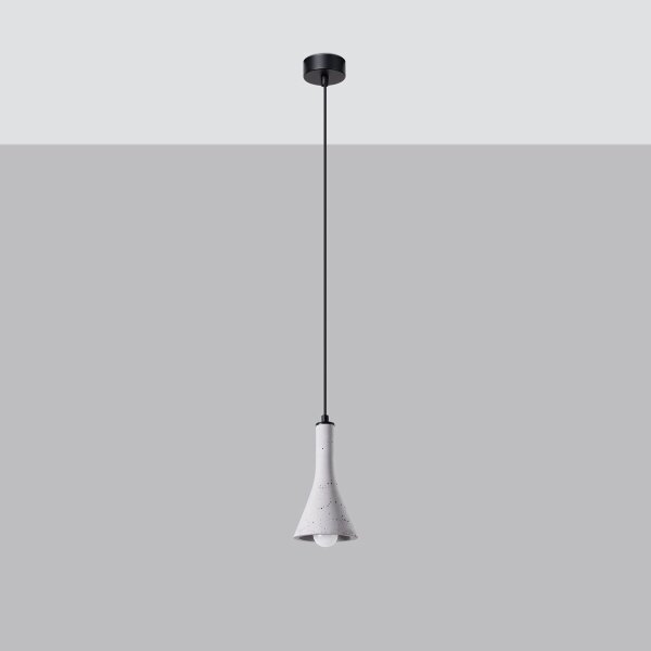Sollux SL.1223 - Luster na lanku REA 1xE14/12W/230V betón