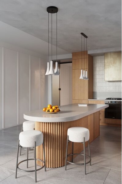 Sollux SL.1223 - Luster na lanku REA 1xE14/12W/230V betón