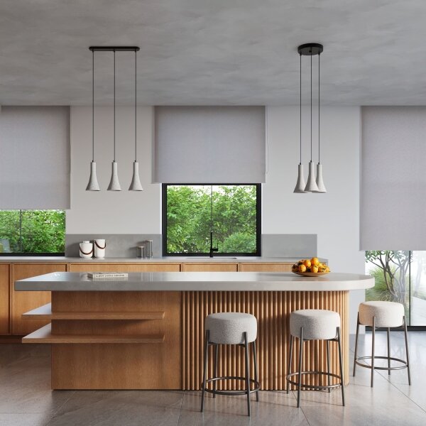 Sollux SL.1223 - Luster na lanku REA 1xE14/12W/230V betón
