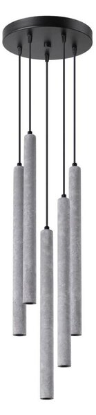 Sollux SL.1275 - Luster na lanku PASTELO 5xG9/8W/230V betón