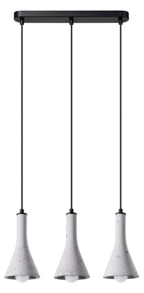 Sollux SL.1225 - Luster na lanku REA 3xE14/12W/230V betón