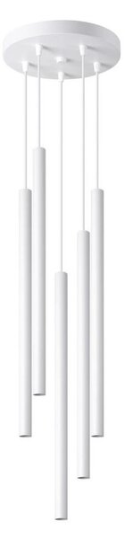 Sollux SL.1175 - Luster na lanku PASTELO 5xG9/8W/230V biela