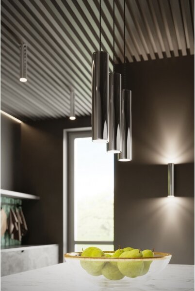 Sollux SL.1204 - Luster na lanku LAGOS 1xGU10/10W/230V chróm