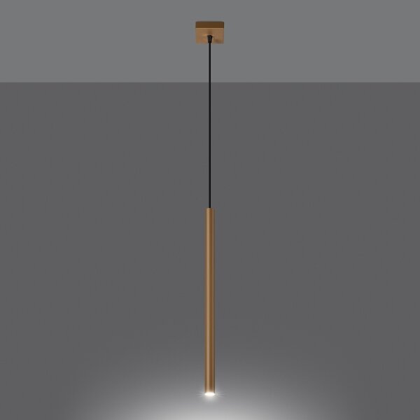 Sollux SL.1170 - Luster na lanku PASTELO 1xG9/8W/230V zlatá