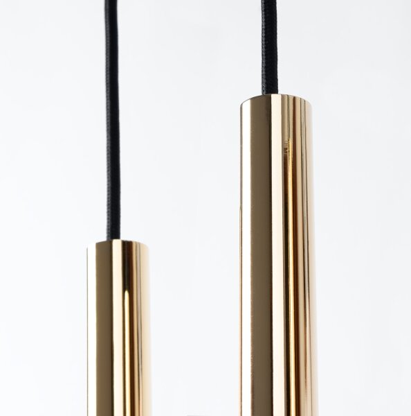 Sollux SL.1197 - Luster na lanku PASTELO 3xG9/8W/230V zlatá