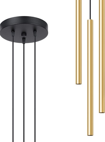 Sollux SL.1197 - Luster na lanku PASTELO 3xG9/8W/230V zlatá