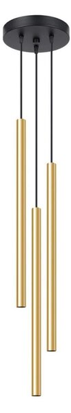 Sollux SL.1197 - Luster na lanku PASTELO 3xG9/8W/230V zlatá