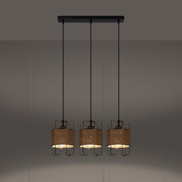 Sollux SL.1301 - Luster na lanku GIZUR 3xE27/15W/230V