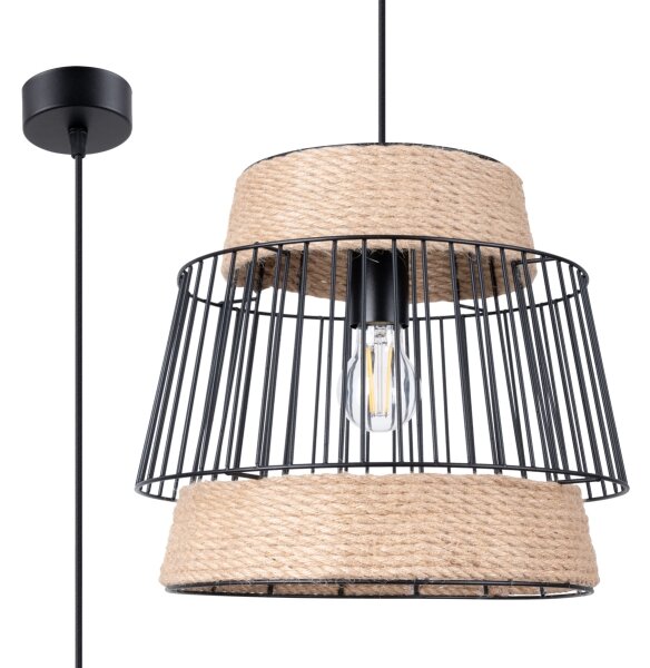 Sollux SL.1253 - Luster na lanku BRILO 1xE27/15W/230V