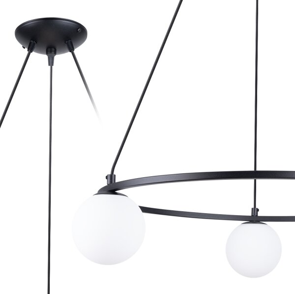 Sollux SL.1213 - Luster na lanku YOLI 3xG9/8W/230V čierna