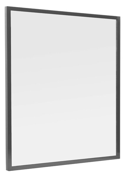 Zrkadlo Naturel Oxo v čiernom ráme, 80x80 cm, ALUZ8080C