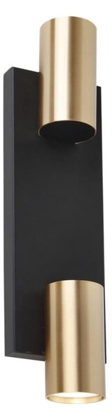 Nástenné bodové svietidlo GENESIS 2xGU10/8W/230V čierna