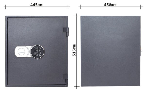 Ohňovzdorný trezor elektronický S 60 P, 41 l
