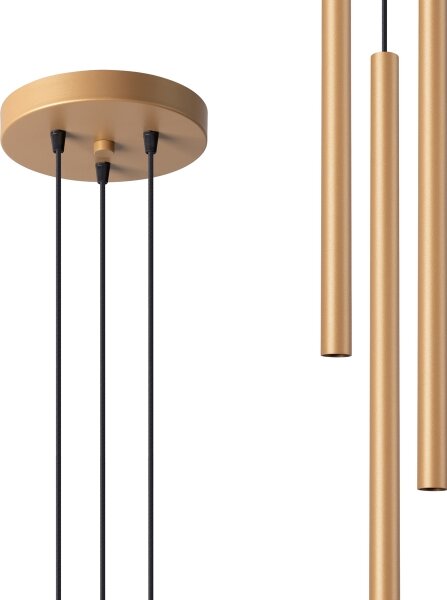 Sollux SL.1172 - Luster na lanku PASTELO 3xG9/8W/230V zlatá
