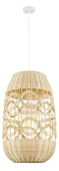 Luster na lanku ARONA 1xG9/9W/230V pr. 40 cm ratan