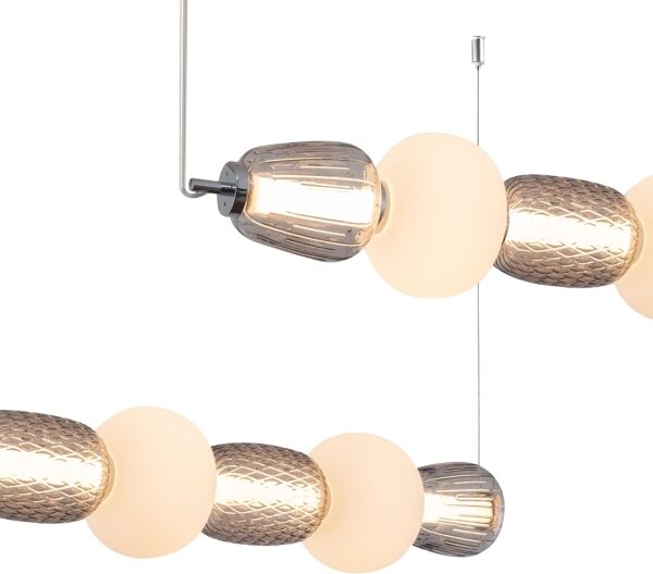 LED Luster na lanku CARO LED/42W/230V chróm
