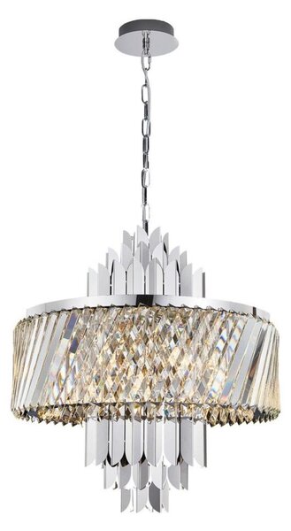 Luster na reťazi MARGOT 9xE14/40W/230V chróm