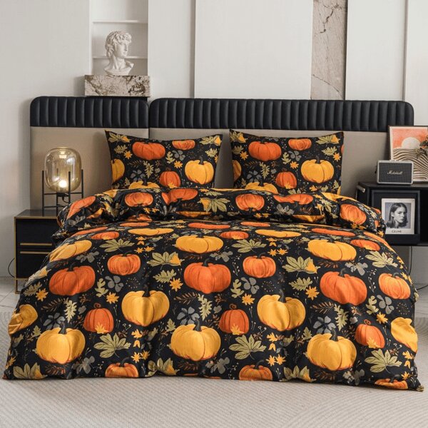 Obliečky z mikrovlákna ORANGE PUMPKINS farebné Rozmer obliečky: 70 x 90 cm | 140 x 200 cm