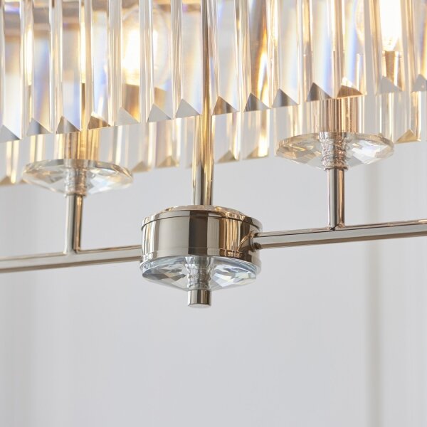Endon 109058 - Závesný luster na reťazi 4xE14/6W/230V lesklý chróm