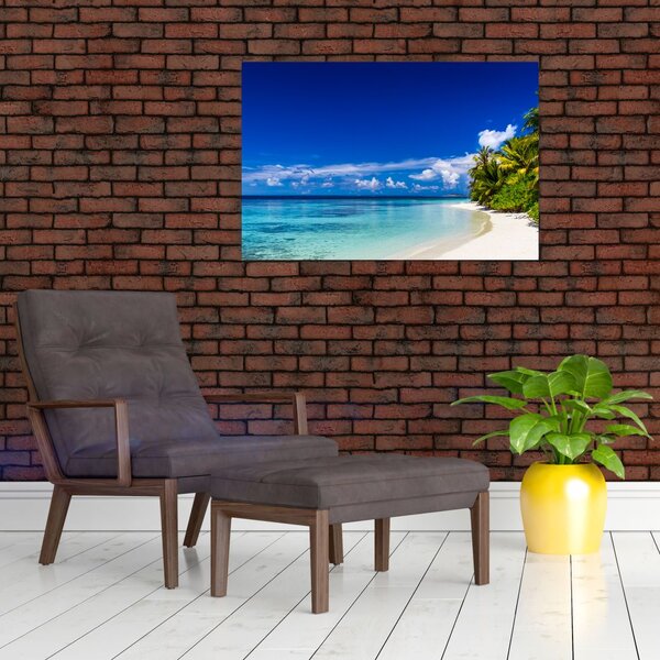Obraz tropickej pláže (90x60 cm)