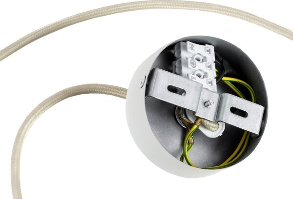 Argon 8443 - Luster na lanku PIAVA 1xE14/7W/230V alabaster biela