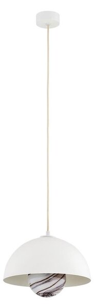 Argon 8443 - Luster na lanku PIAVA 1xE14/7W/230V alabaster biela
