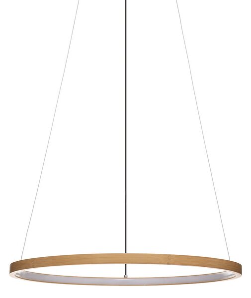 Bambusová závesná lampa FINNO