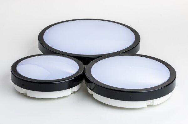 Brilagi - LED Kúpeľňové stropné svietidlo PERA LED/18W/230V pr. 22 cm IP65 čierna